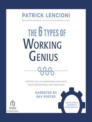 cover image of The 6 Types of Working Genius: a Better Way to Understand Your Gifts, Your Frustrations, and Your Team